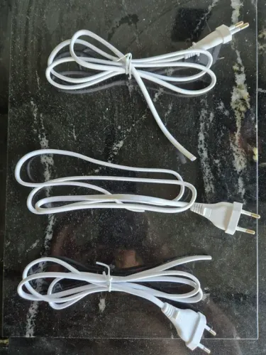 Cabo PP Rabicho de Tomada para Eletrônicos e Iluminação