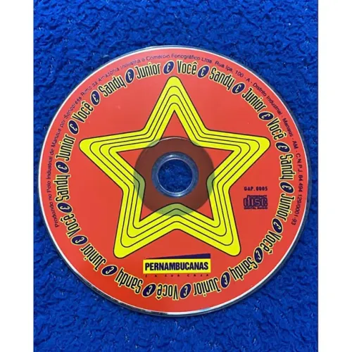 CD antigo raro Especial Pernambucanas Sandy e Júnior e Você