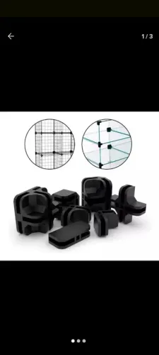 Conectores para prateleiras de vidro e metal