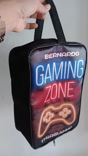 Porta chuteira infantil personalizada para lembrancinha 