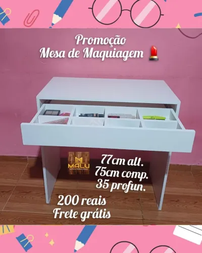 Penteadeira Mesa de Maquiagem com Frete Grátis!