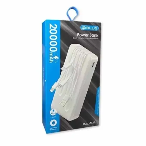 Power Bank 20.000mah Carregador Portátil Usb, Type-c, Iphone, v8 Novo Loja Coimbra