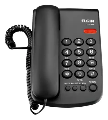 Telefone com fio Elgin TCF 2000