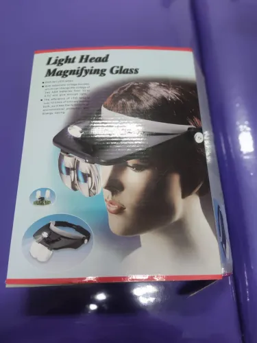 Lupa de cabeça para estética 