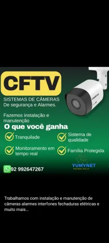 Instalação e manutenção de câmeras alarmes interfones fechaduras elétricas ...