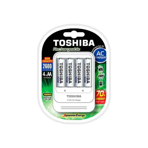 Carregador de Pilhas Toshiba TNHC-6GAE4 4 Pilhas AA - AC2829