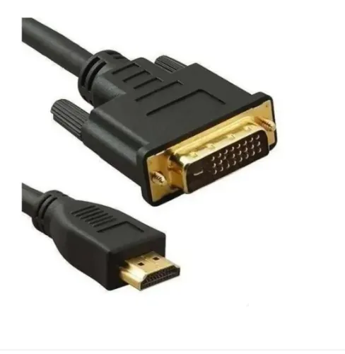 Cabo Hdmi Macho Para Dvi-D 24+1 Pinos - 2 Metros - Hdmi-2 Novo Loja Coimbra Computadores