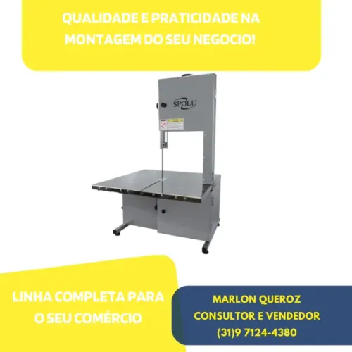 Serra Fita De Bancada Inox SPOLU 1,74M 3/4CV Bivolt SPL-552