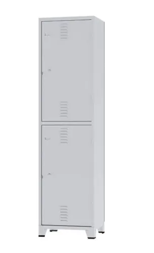 Roupeiro de Aço 2 Portas Grandes com 3 Divisões - 1,96x0,53x0,41 FAZEMOS ENTREGAS