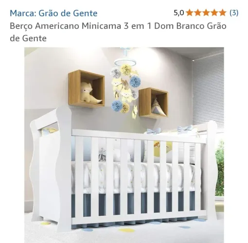 Vendo berço com colchão
