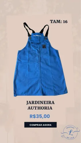 Jardinheira Authoria - TAM.16