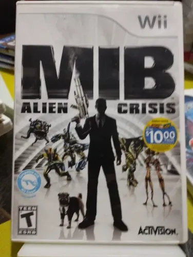 mib alien crisis nintendo wii midia fisica original