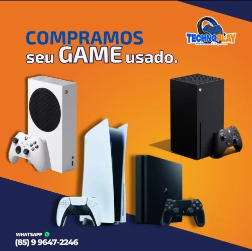 Xbox Series X, Playstation 5 e mais! Compramos seu game usado.