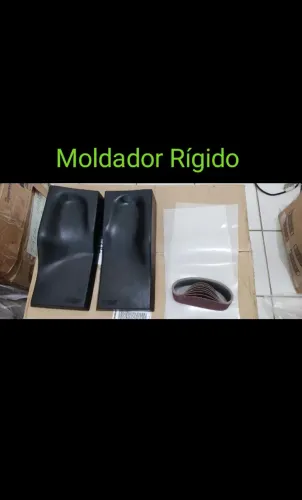 MOLDADOR RÍGIDO GABARITO COMPLETO 5 PLACAS D RESINA PODOPOSTUROLOGIA FISIOTERAPIA PALMILHA
