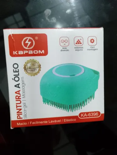 Escova de Banho Massageadora de Silicone - KA-6396