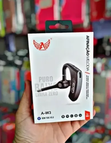 Fone De Ouvido Headset Bluetooth 5.0 Com Microfone A-w3