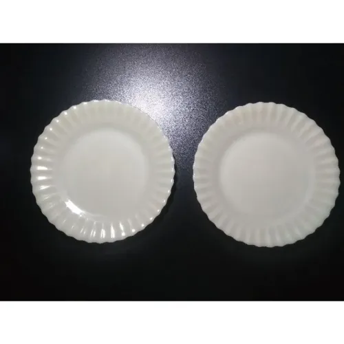 2x Pratos Vidro Opalino | Colorex | Ano 2007 | Excelente Conservação | Raros no Estado