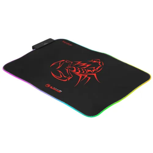 Noobi Informática | Mousepad Gamer Marvo Scorpion RGB 350x250x4mm - MG08