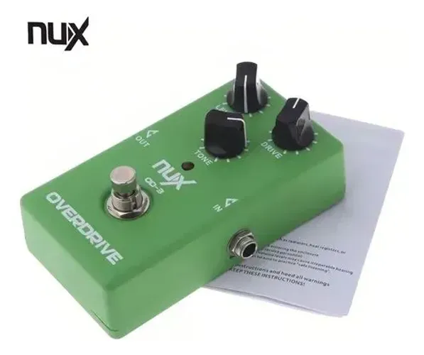 NUX OD-3 Overdrive - Pedal de Efeito para Guitarra