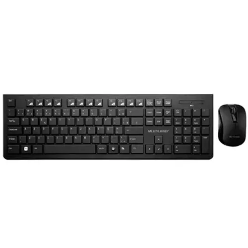 Kit Teclado e Mouse Sem Fio Multilaser 2.4GHZ 10M - WZetta