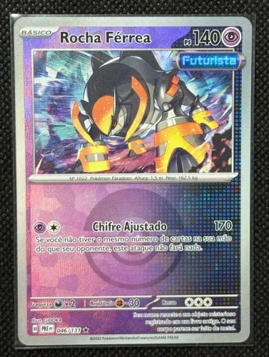Carta Pokemon Rocha Férrea Pokebola 046/131 Evoluções Prismáticas