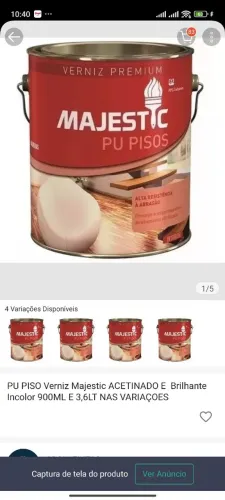 PU verniz resina para piso