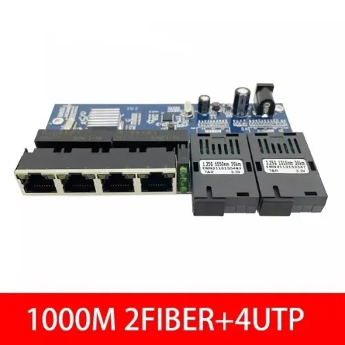 Placa Metro Gigabit 1000mb Gbic A B 4rj45