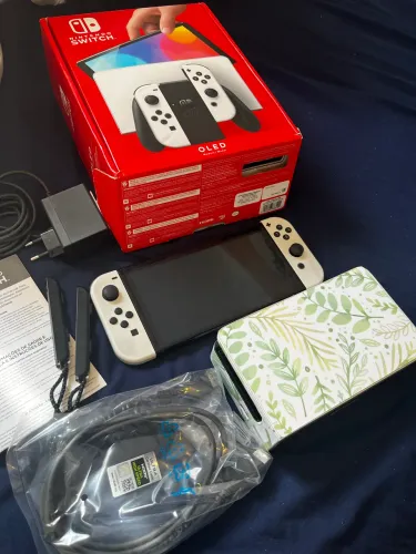 Nintendo switch OLED com tudo original 