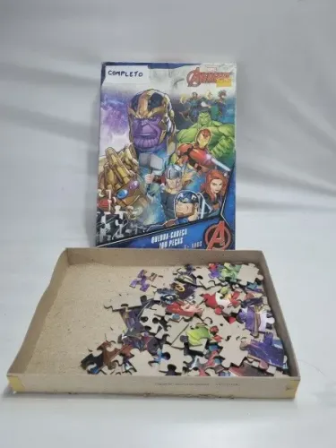 Quebra-Cabeça Os Vingadores 100 Peças