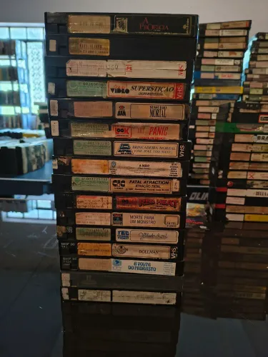 Fitas VHS originais sem capa - Raridades