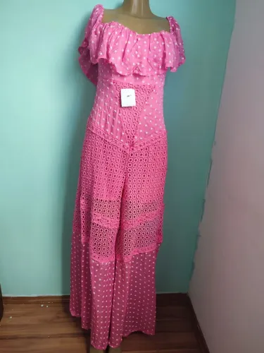 Macacão feminino rosa 