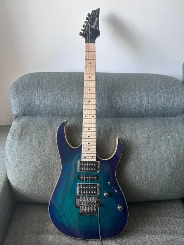 Guitarra Ibanez RG370AHMZ BMT | HSH | Blue Moon Burst