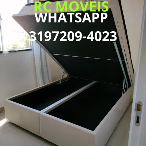 Cama Box Baú Super King 1.93x2.03 - Qualidade, Espaço e Sofisticação