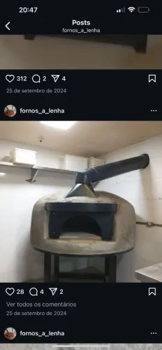 Forno a lenha sob medida