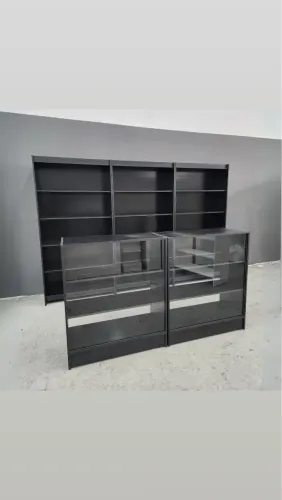 KIT BALCÕES VITRINES E PRATELEIRAS MDF NOVO