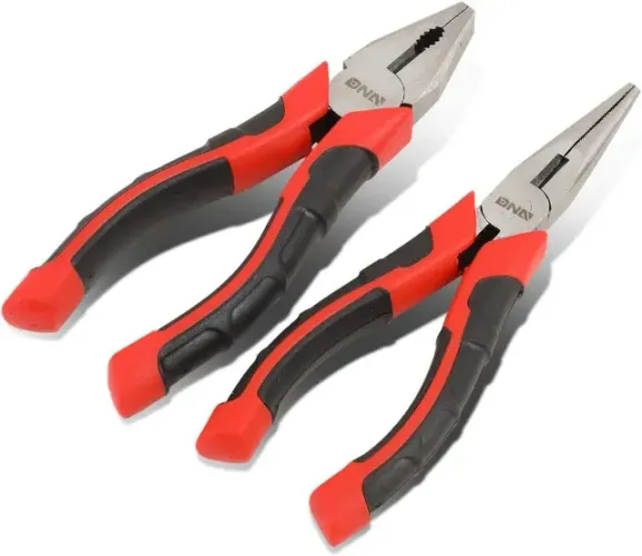 DNA Motoring TOOLS Kit Alicates 2 peças - Ferramentas manuais de 15,8 cm com mandíbulas du
