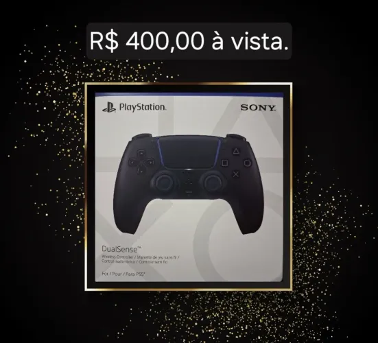 Controle DualSense Preto - PS5