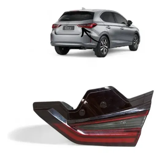 Lanterna Tampa Direito Honda City Hatch 2022-2023 Original Esquerdo Não Informado