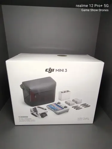 Drone Dji Mini 3 combo Flymore anatel com rádio RC ( tela )