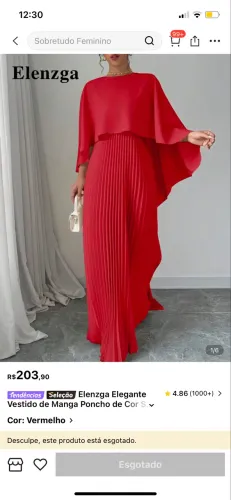 Vestido vermelho