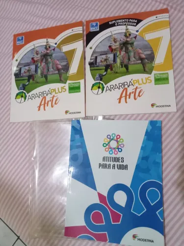 Livro didático Araribá Plus 7º ano - Arte - Completo com livro e suplemento do professor 