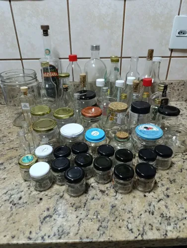 Frascos, Potes e Garrafas de Vidro