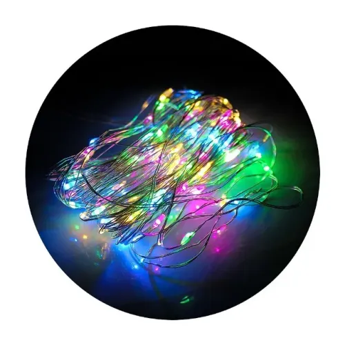 Pisca de LED Fio de Fada 20L 2 Metros A Bateria Natal Ano Novo
