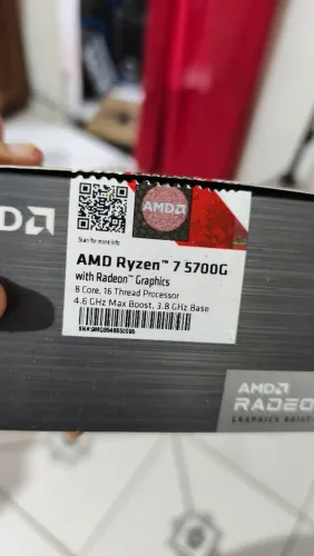 Ryzen 7 5700g novo