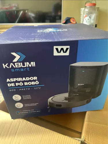 Robô Aspirador e Passa Pano KABUM! smart 900 - Na caixa novo | C Garantia