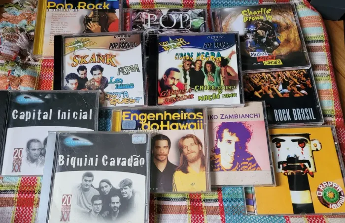 Lote Coleção de CDs de Rock e Pop Rock
