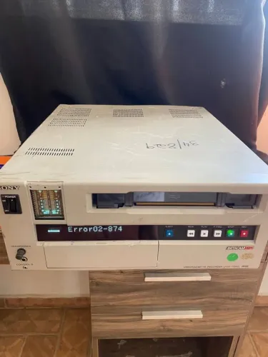 gravador de vídeo Betacam SP Sony UVW-1700G raridade ligando
