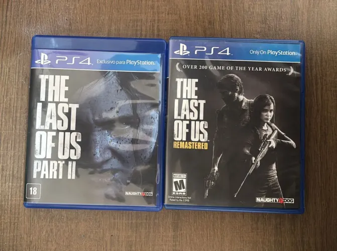 The Last of Us Parte I e II (CD's para PS4)