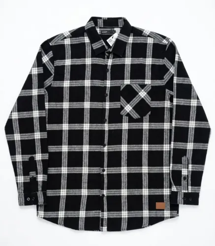  Camisa xadrez flanelada Hering