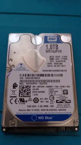 HD NOTEBOOK WD BLUE 1TERA